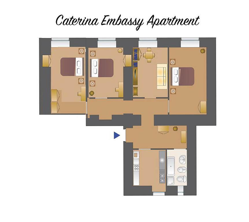 Caterina One O One - Embassy Apartment Rome Luaran gambar